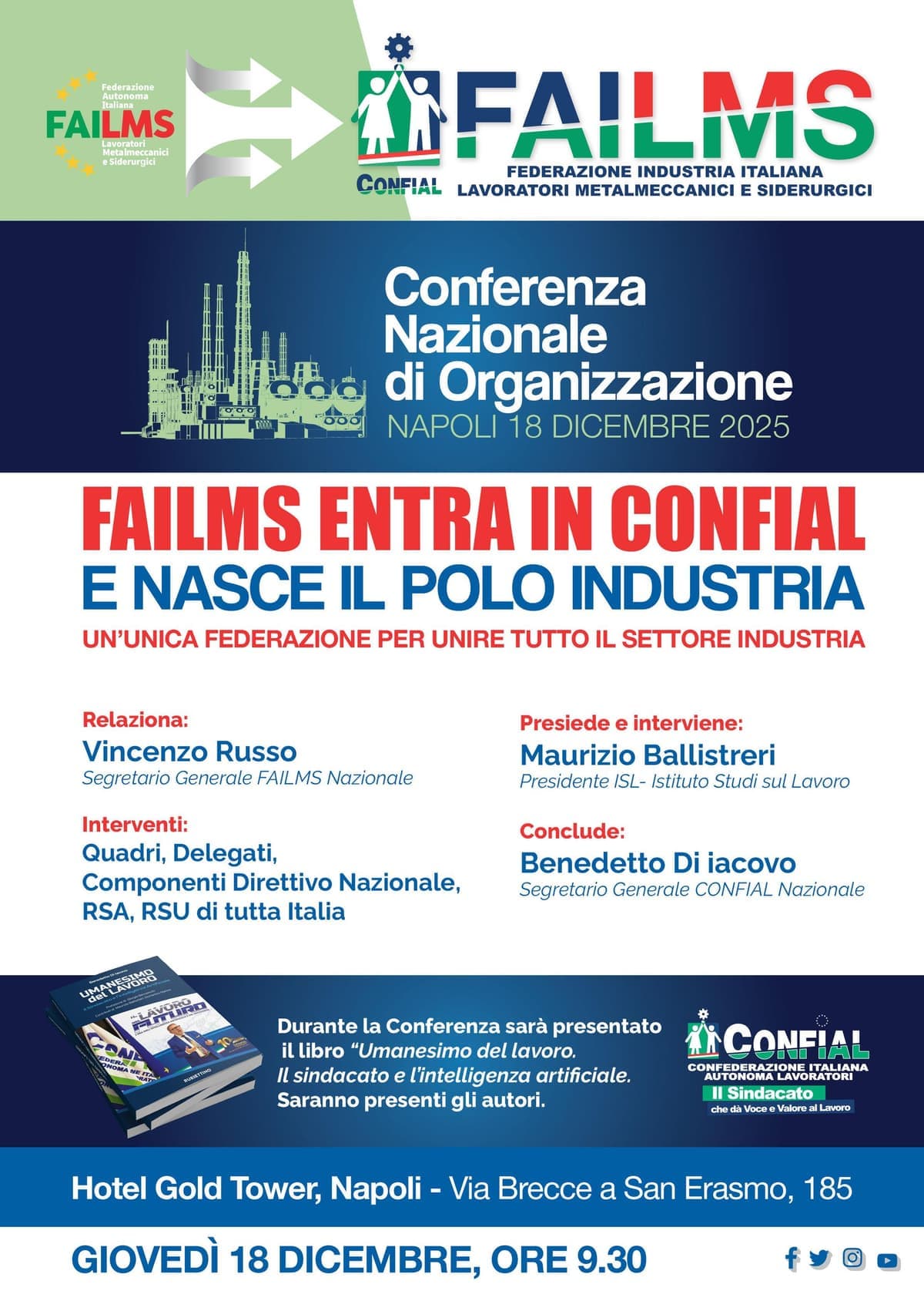 Conferenza Nazionale FAILMS-CONFIAL 2025